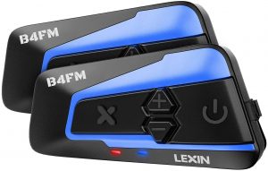 LEXIN B4FM Motorcycle Bluetooth Intercom and Headset 